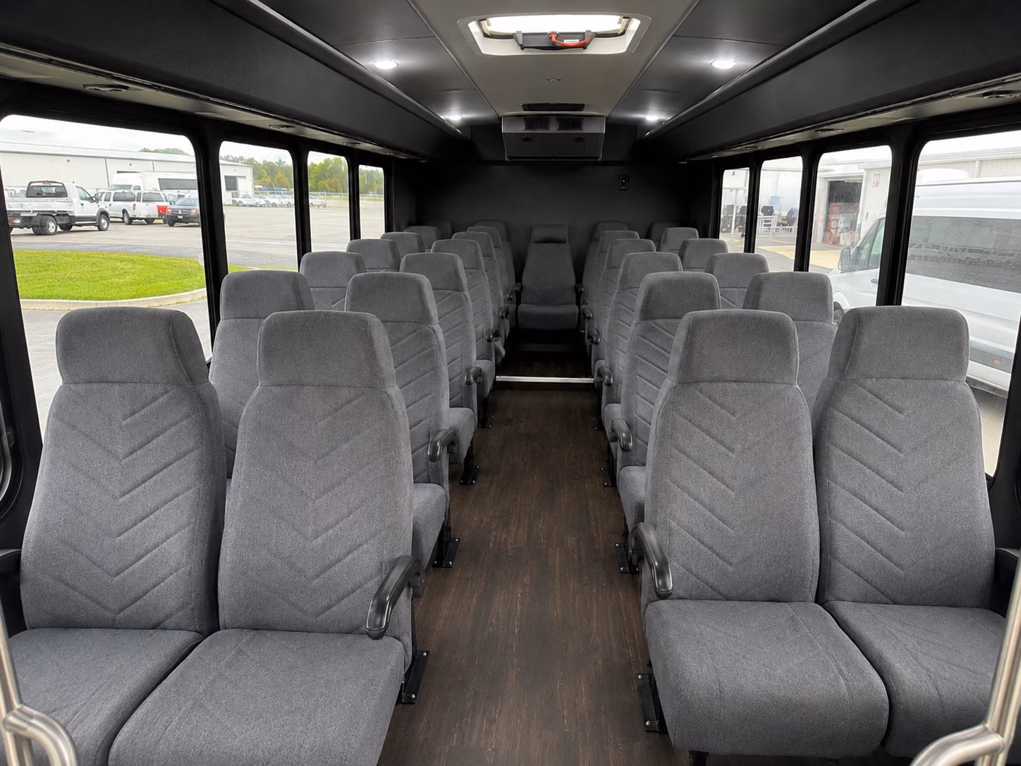 santa barbara 18 passenger minibus inside