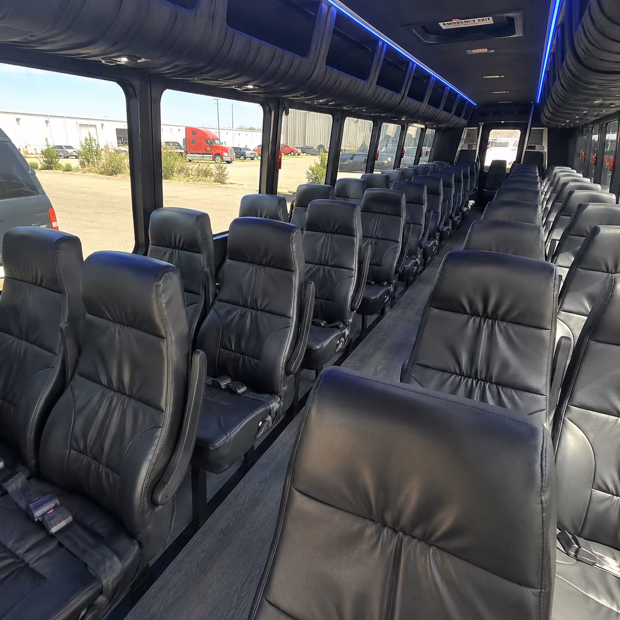 santa barbara 25 passenger minibus inside