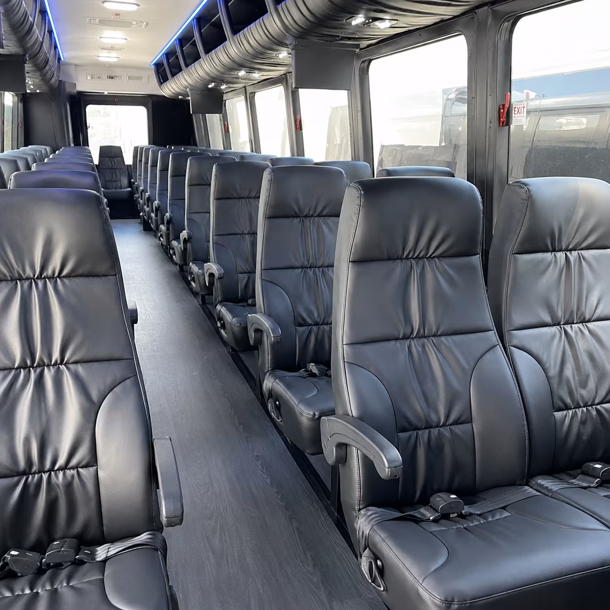 santa barbara 28 passenger minibus interior