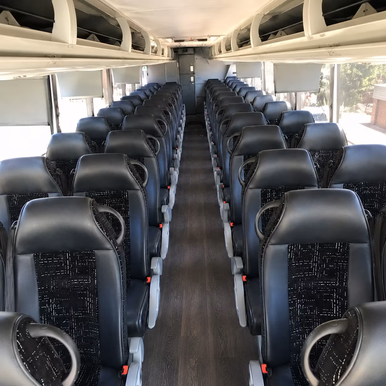 santa barbara charter bus inside