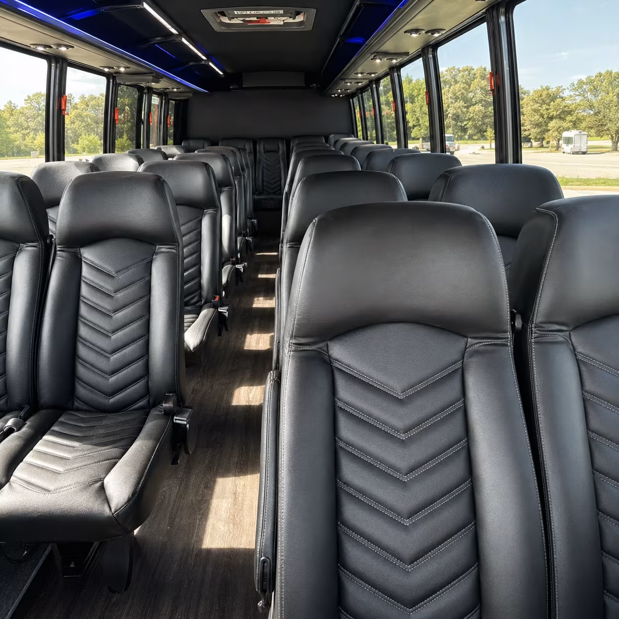 santa barbara event transportation onboard seating