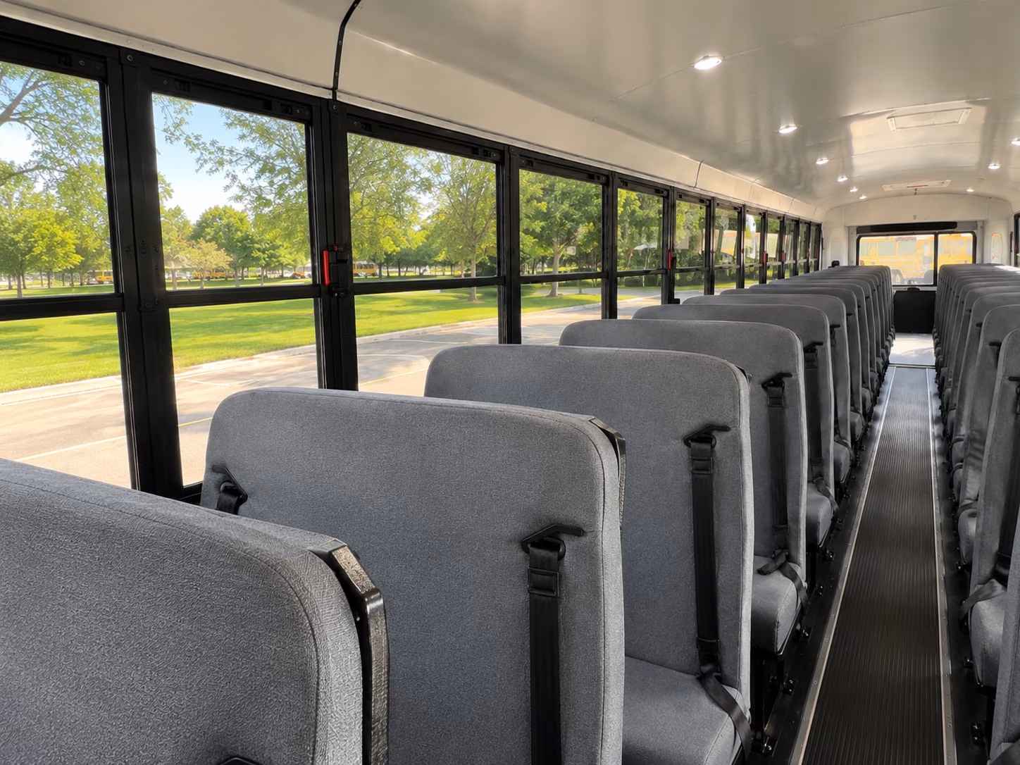 santa barbara school bus inside