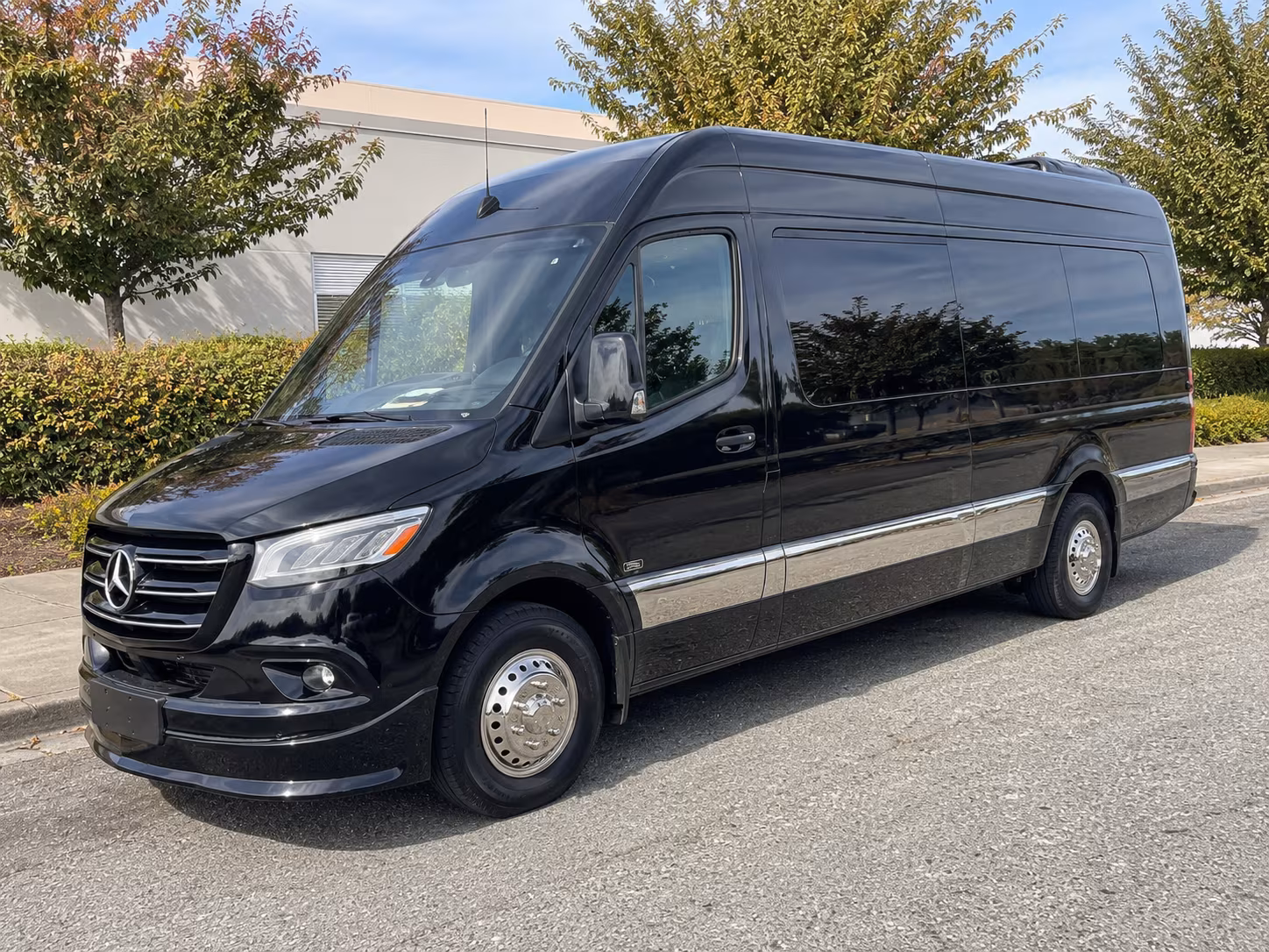 santa barbara sprinter van with driver