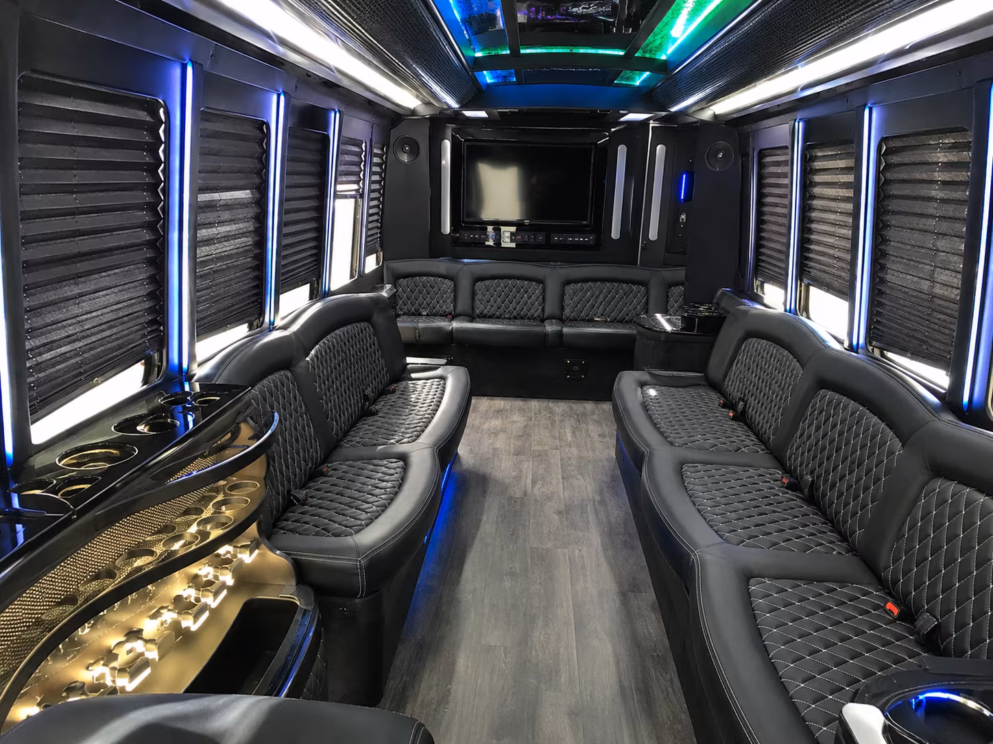 santa barbara wedding party bus rental